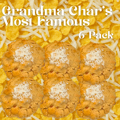 Grandma Char's Gourmet Cookies - 6 or 12-Pack Variety Pack of Delicious Cookies