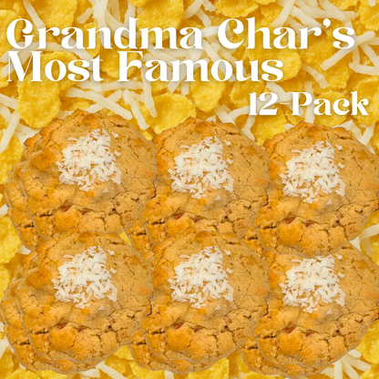 Grandma Char's Gourmet Cookies - 6 or 12-Pack Variety Pack of Delicious Cookies