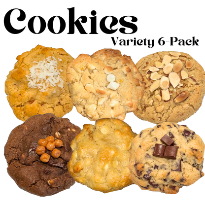 Grandma Char's Gourmet Cookies - 6 or 12-Pack Variety Pack of Delicious Cookies